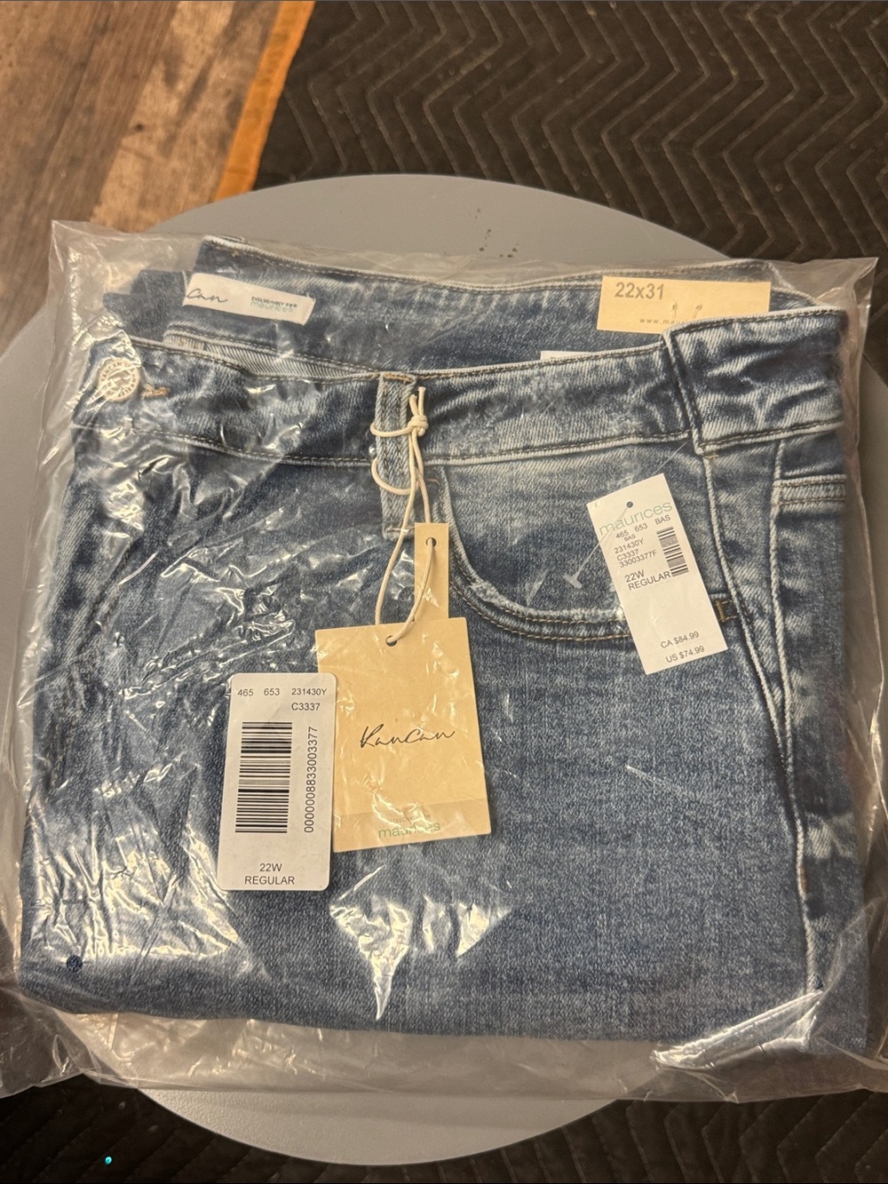 KanCan Women's Light Blue High Rise Jeans